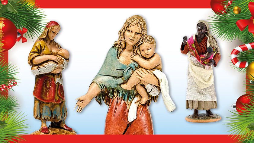 prepariamoci a natale con i personaggi del presepe la zingara
