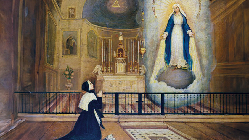 santa caterina laboure e il dono della medaglia miracolosa