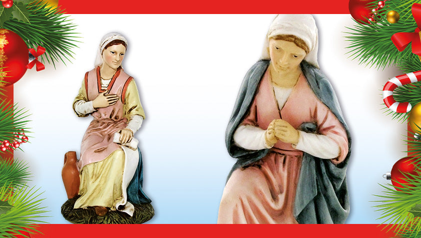 prepariamoci a natale con i personaggi del presepe maria