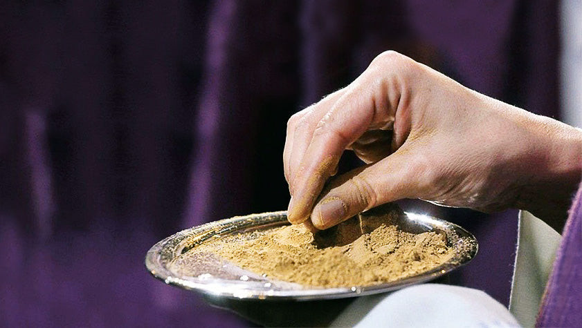 mercoledi delle ceneri siamo la polvere amata da dio