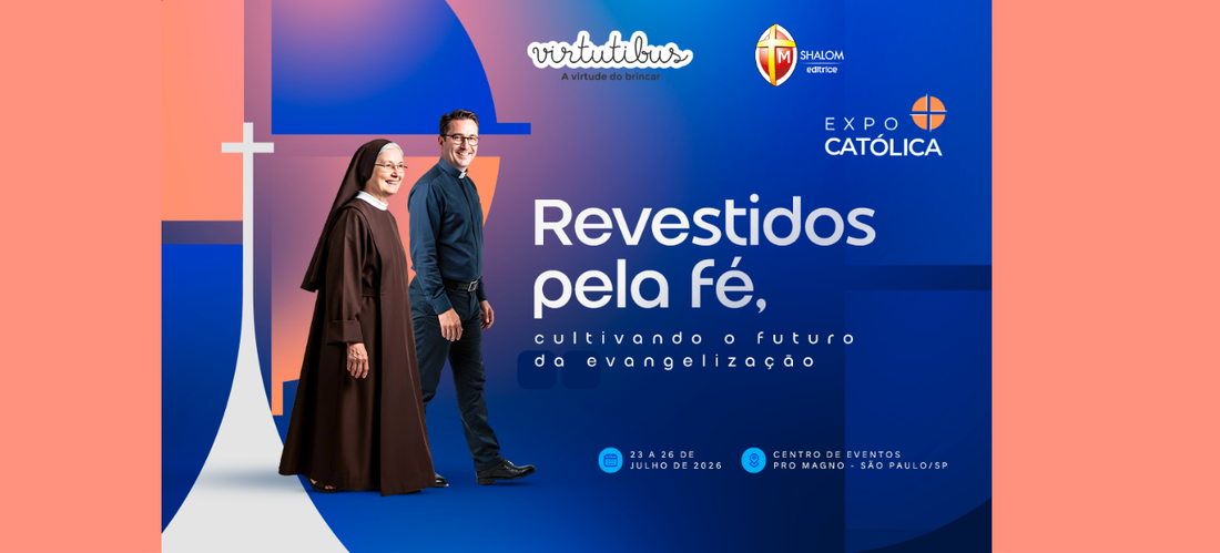 Editrice Shalom na ExpoCatólica 2026: em São Paulo com a Virtutibus