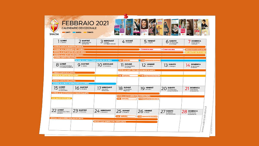 calendario devozionale febbraio 2021