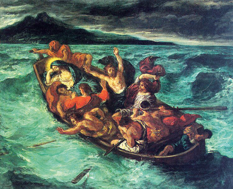 la tempesta sedata di delacroix un viaggio tra fede e arte