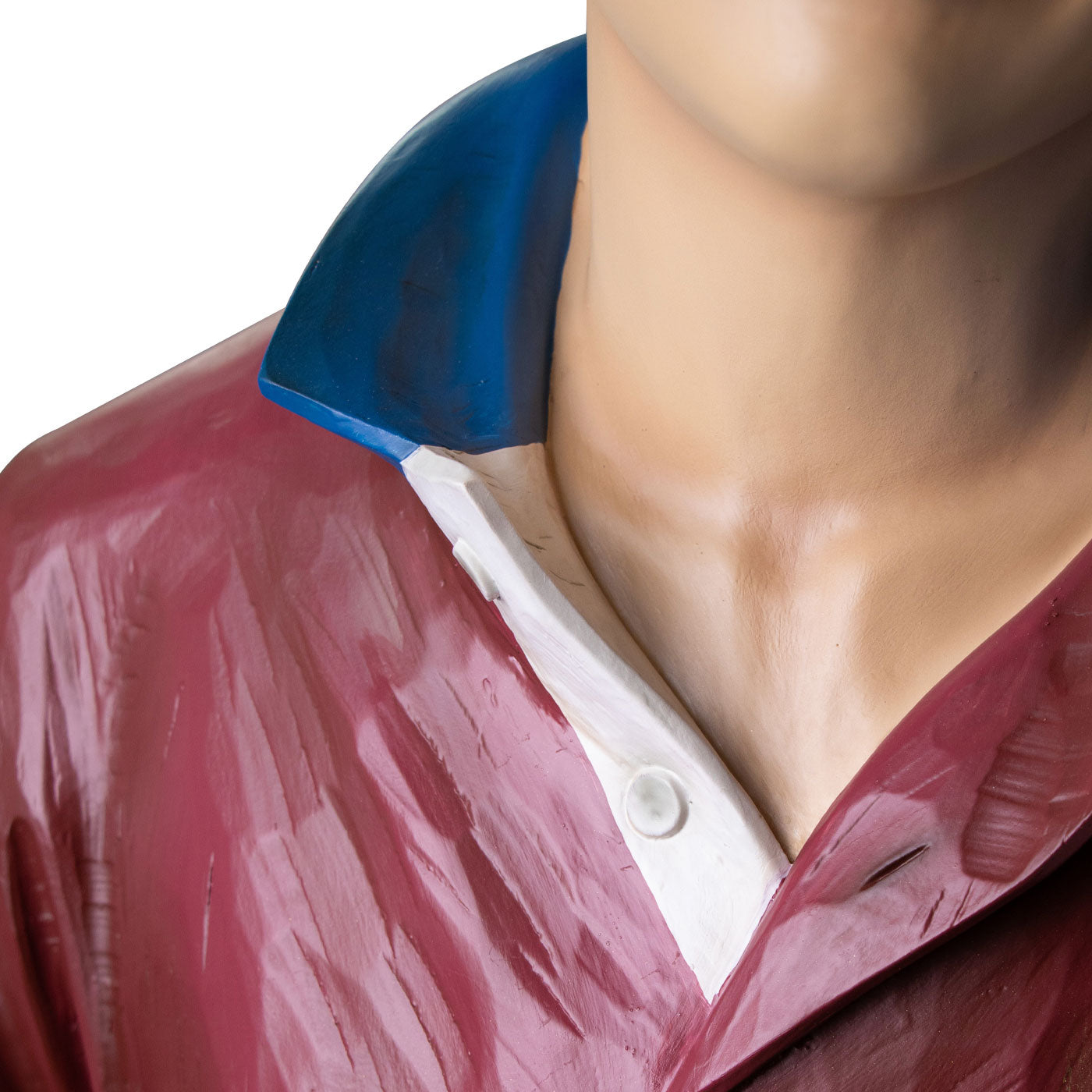 Statua San Carlo Acutis, in vetroresina colorata. Altezza 170 cm