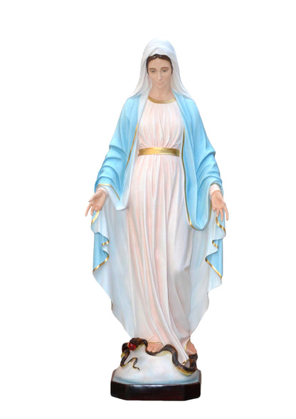 Statua Madonna Immacolata, in vetroresina. Altezza 180 cm