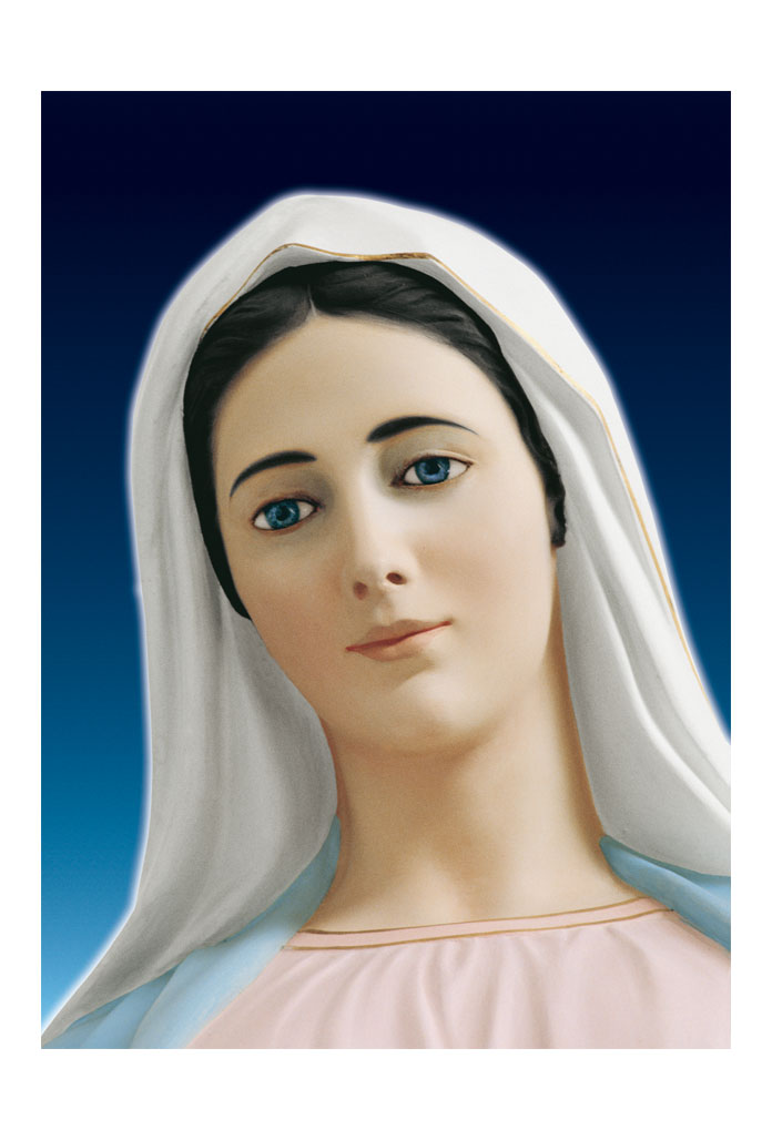 Foto beata Vergine Maria frontale cm 18x24