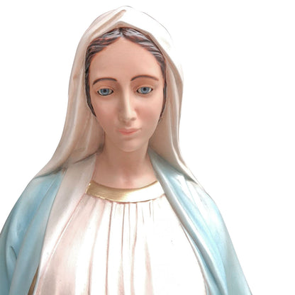 Statua Madonna Immacolata, in vetroresina. Altezza 120 cm