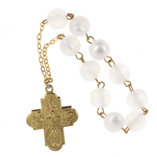 Decina con grani in madreperla 10 mm