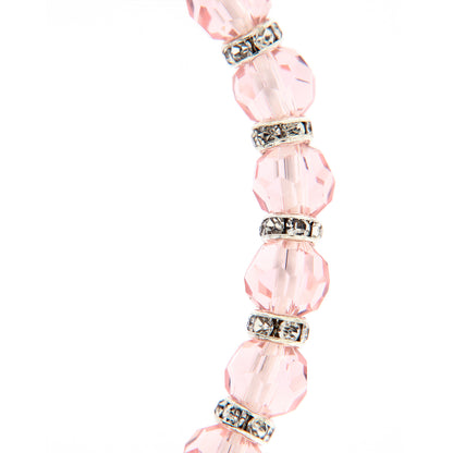 Bracciale del mese dell'anno. Con grani in vetro colorato 5 mm