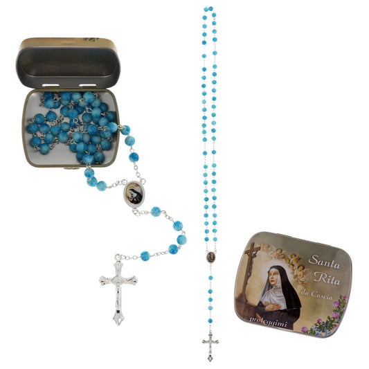 Corona con scatoletta in latta, grano 6 mm