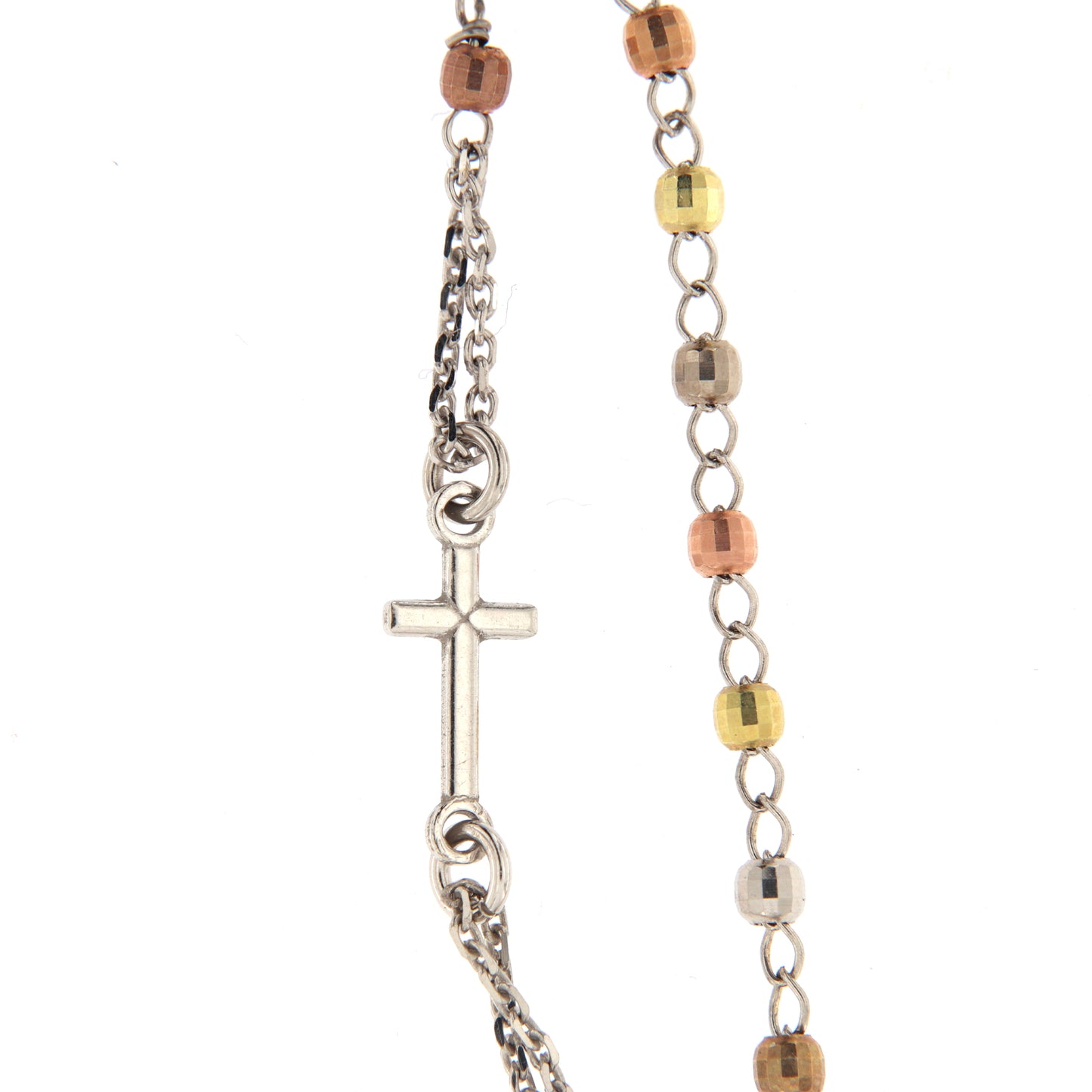 Collana Rosario girocollo, linea Custodi in argento 925