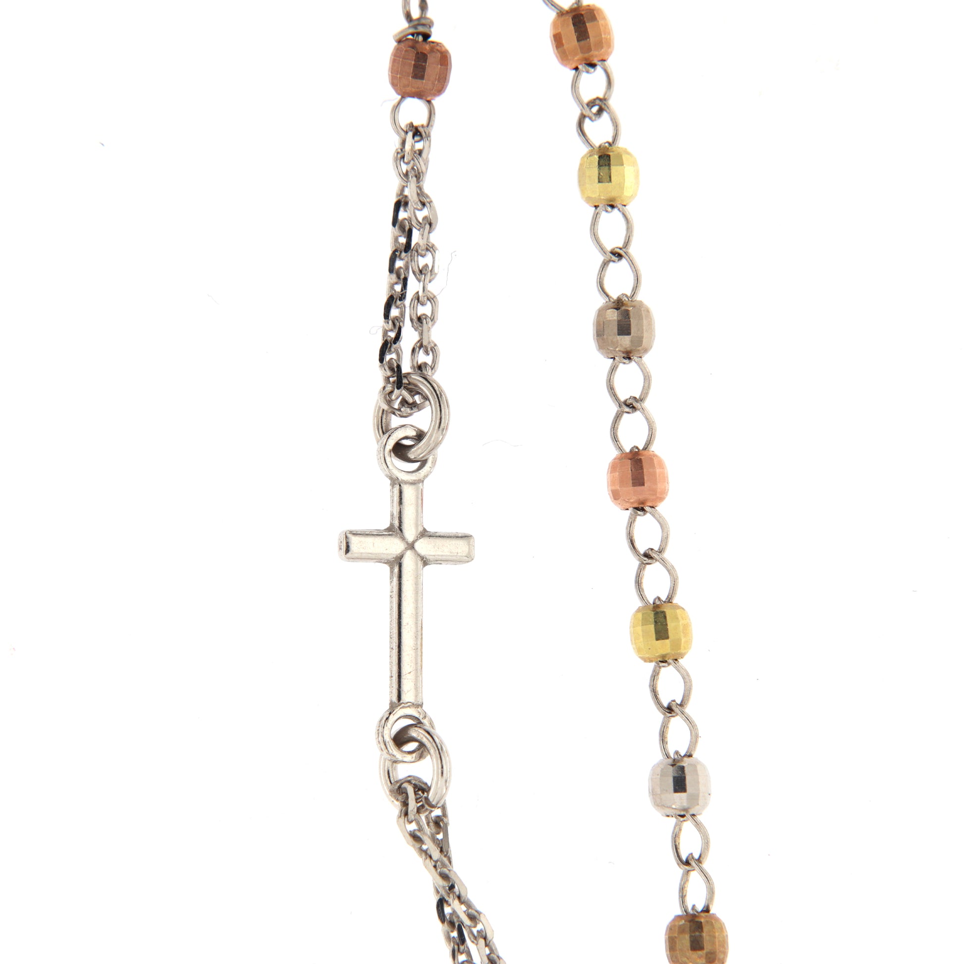 Collana Rosario girocollo, linea Custodi in argento 925