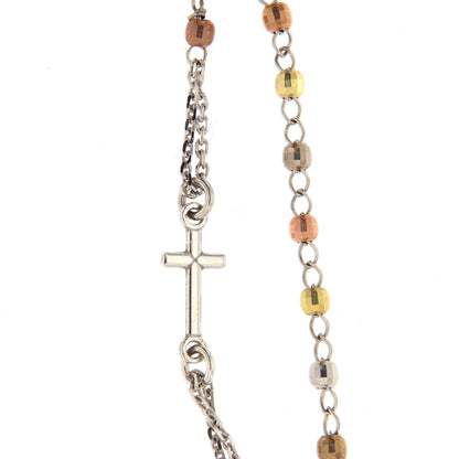 Collana Rosario girocollo, linea Custodi in argento 925