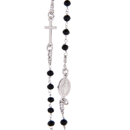 Collana Rosario girocollo, linea Custodi in argento 925