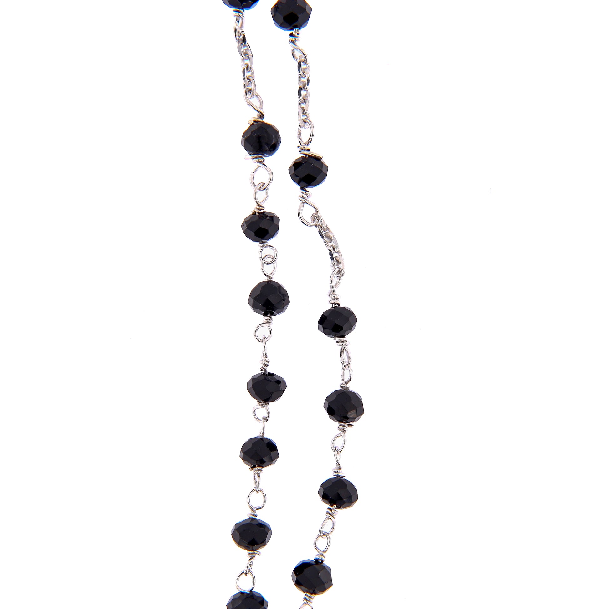 Collana Rosario girocollo, linea Custodi in argento 925
