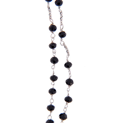 Collana Rosario girocollo, linea Custodi in argento 925