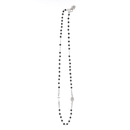 Collana Rosario girocollo, linea Custodi in argento 925
