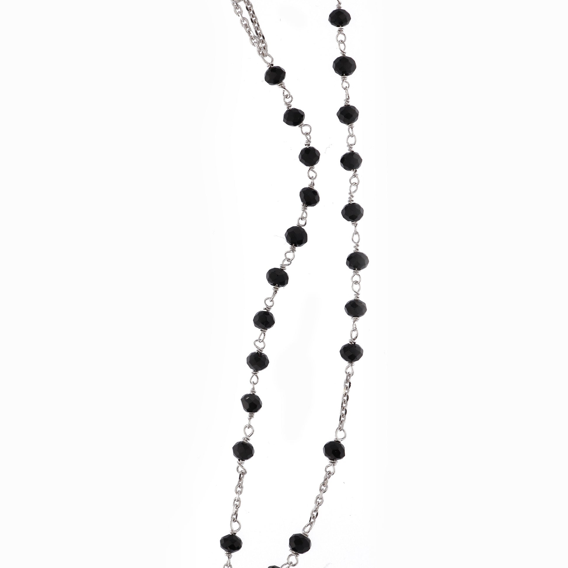 Collana Rosario girocollo, linea Custodi in argento 925