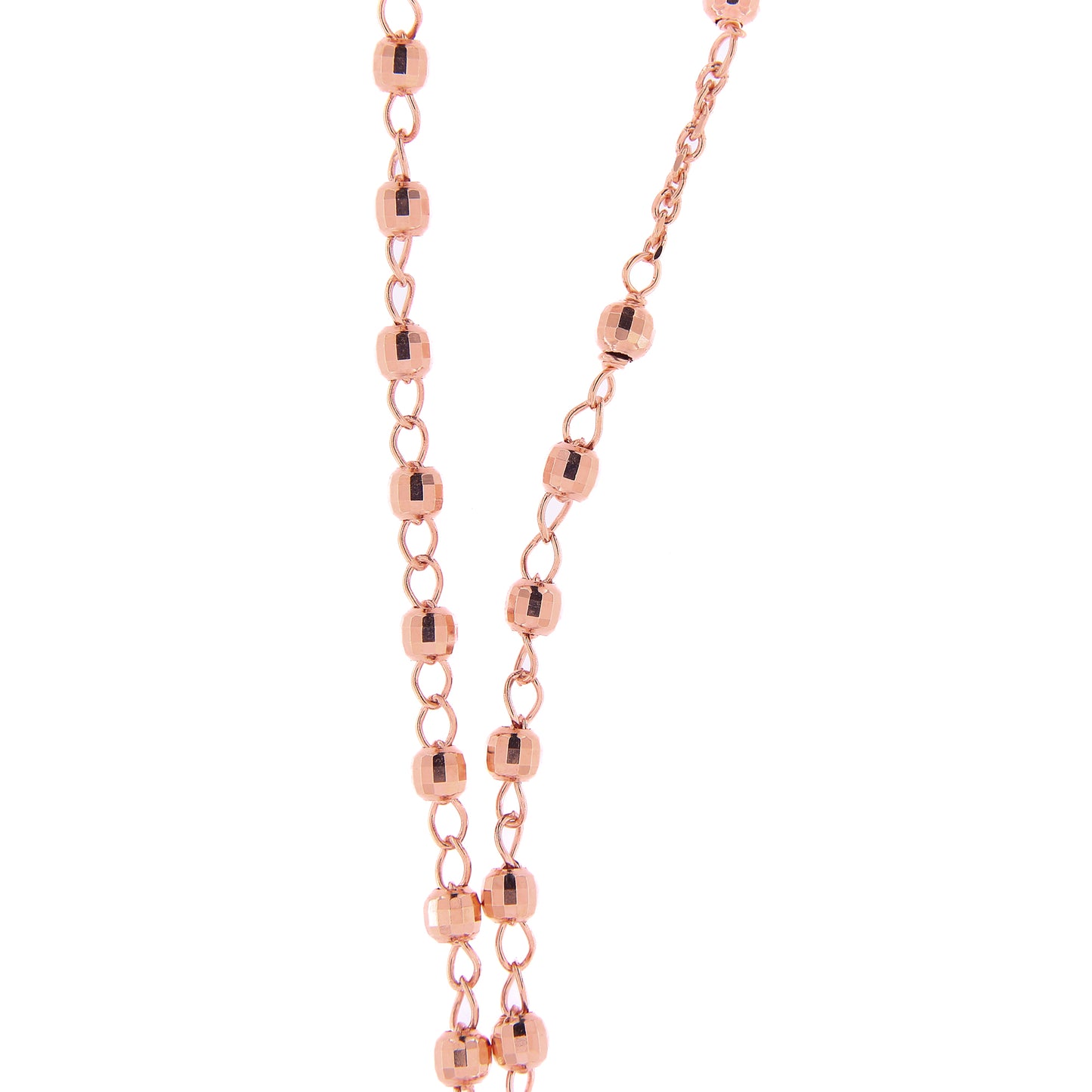 Collana Rosario girocollo, linea Custodi in argento 925