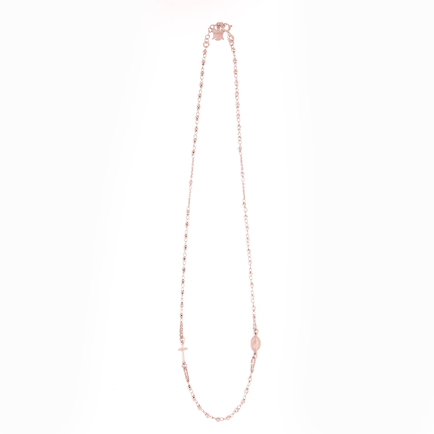 Collana Rosario girocollo, linea Custodi in argento 925