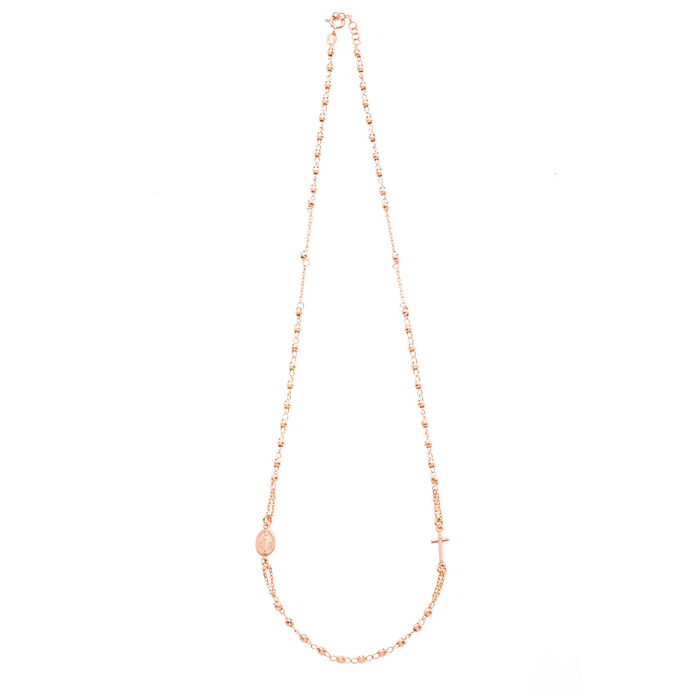 Collana Rosario girocollo, linea Custodi in argento 925