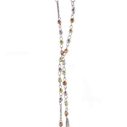 Collana Rosario girocollo, linea Custodi in argento 925