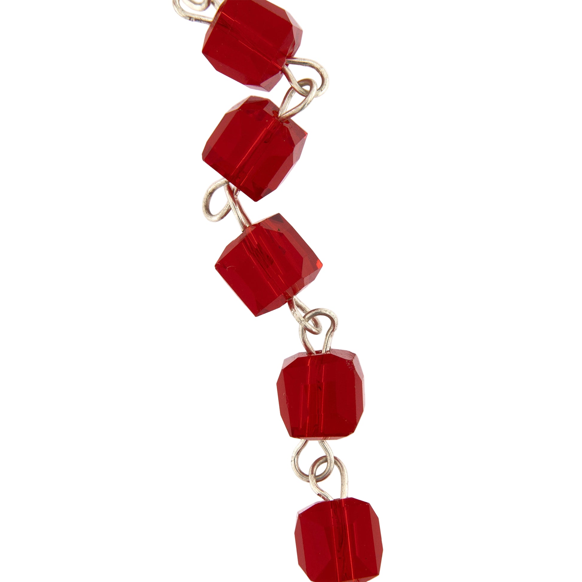 Bracciale Decina della Divina Misericordia, grani in cristallo 6 mm