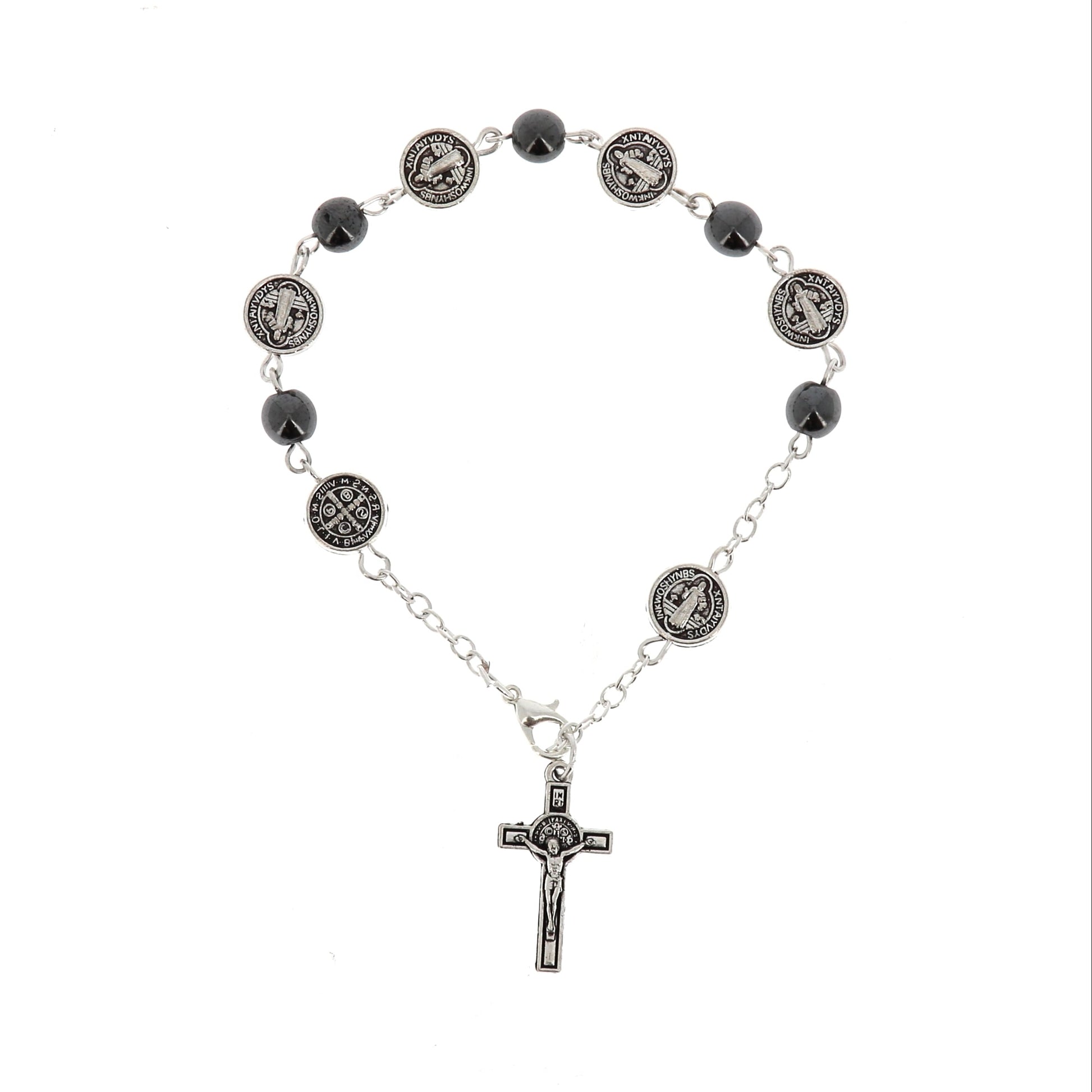Bracciale Decina San Benedetto, grani 6 mm