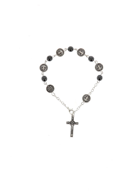 Bracciale Decina San Benedetto, grani 6 mm