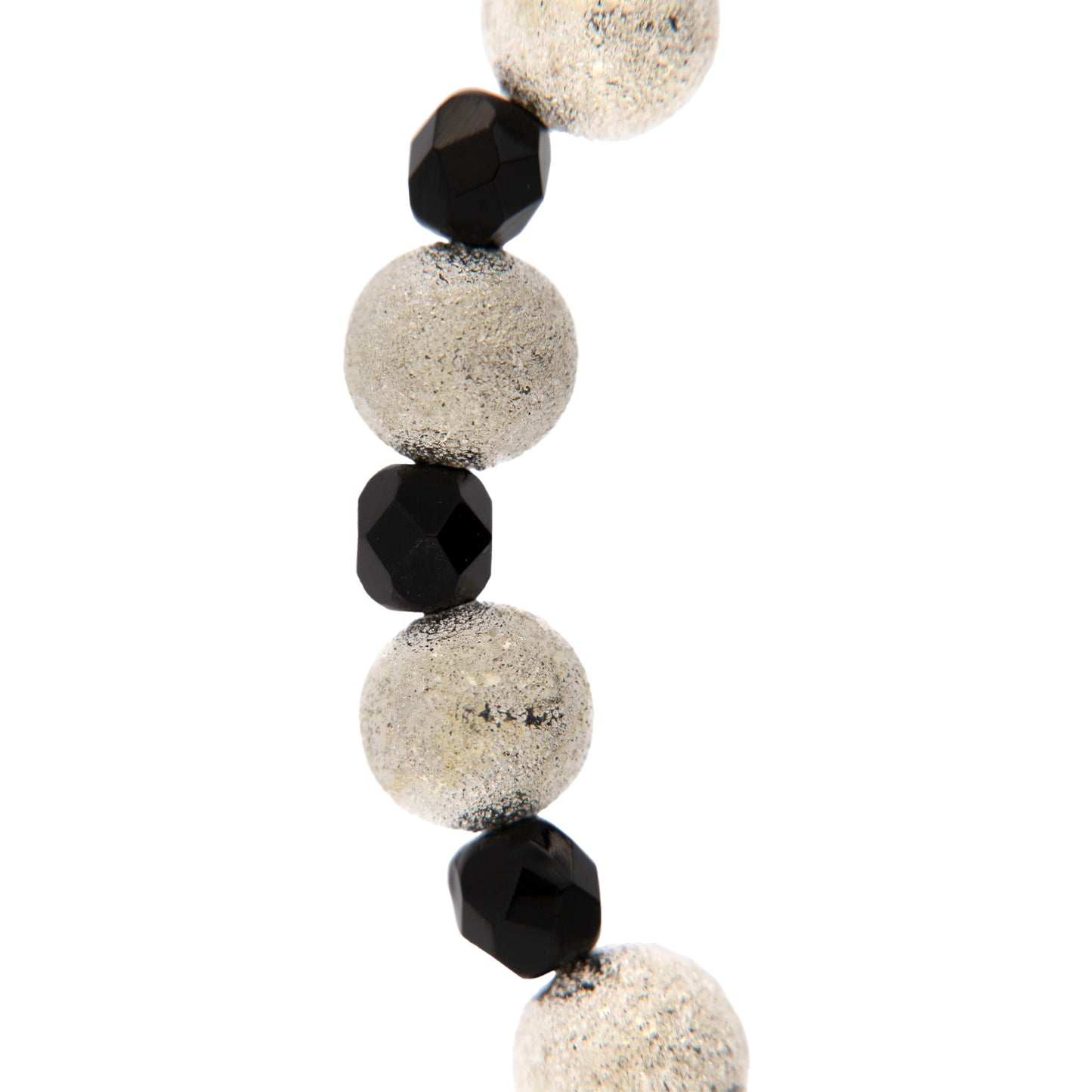Bracciale decina elastico San Benedetto, con grani 8 mm