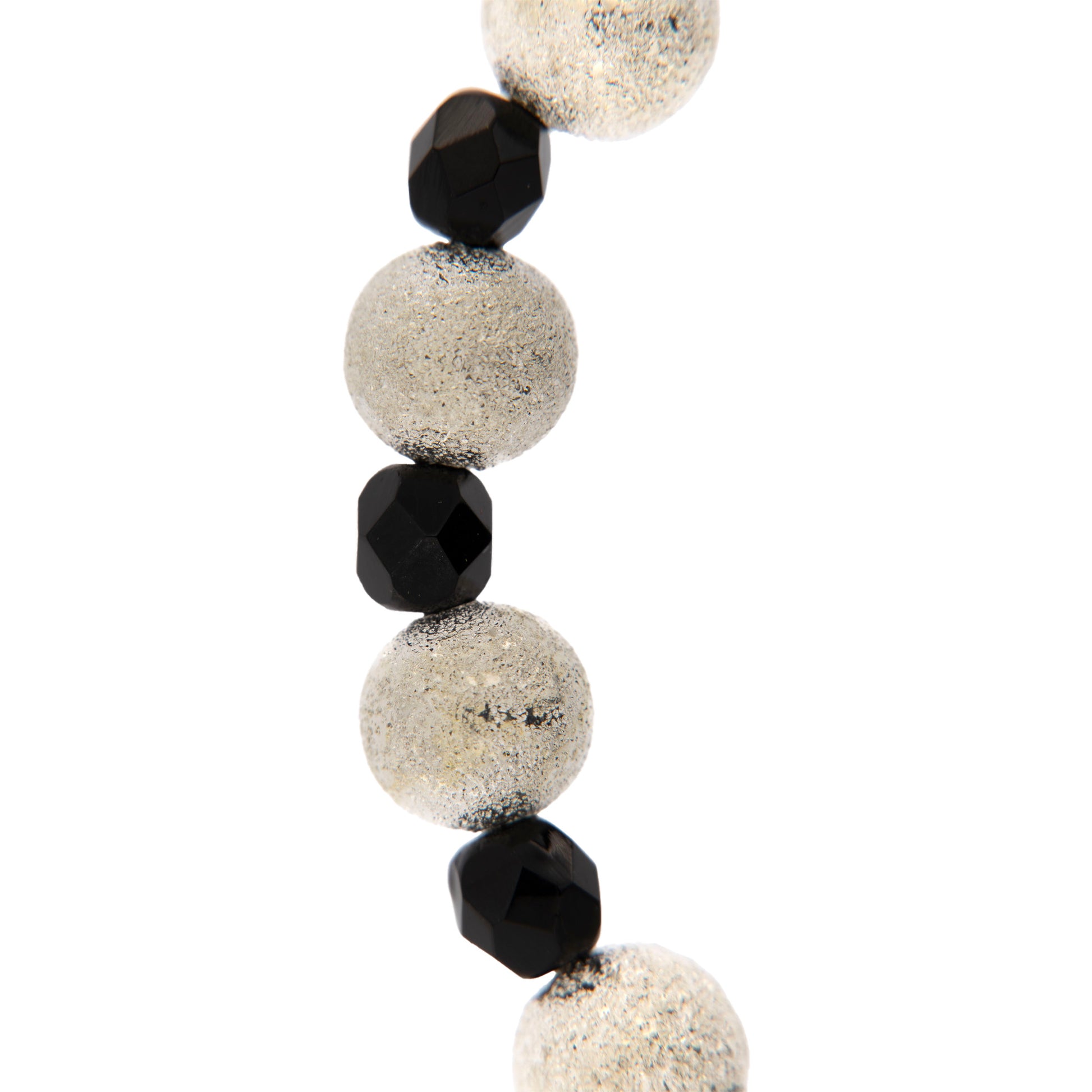 Bracciale decina elastico San Benedetto, con grani 8 mm