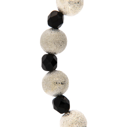 Bracciale decina elastico San Benedetto, con grani 8 mm