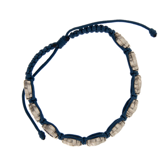 Bracciale in corda con medaglie Miracolose