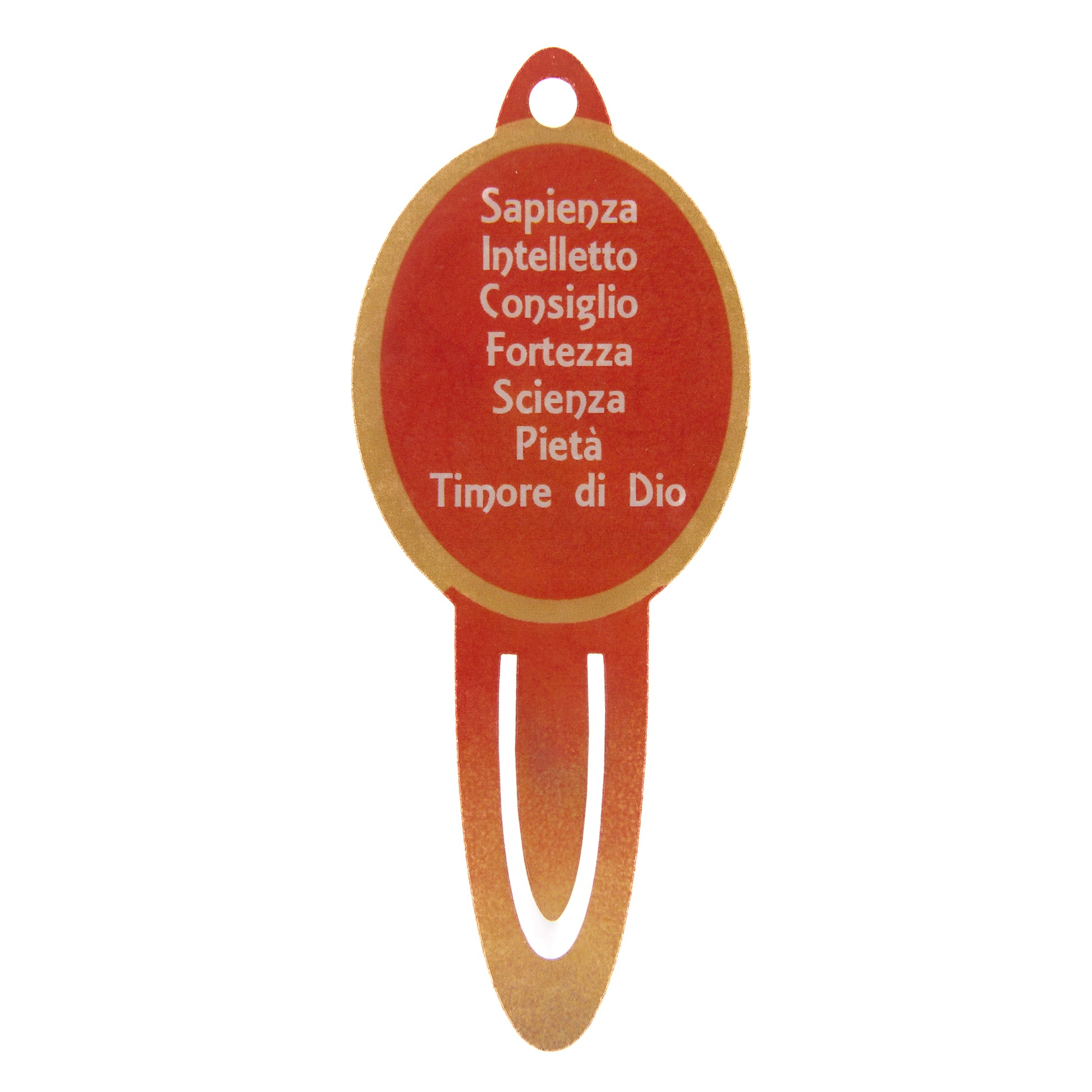 Coroncina in legno con sacchetto e segnalibro plastificato