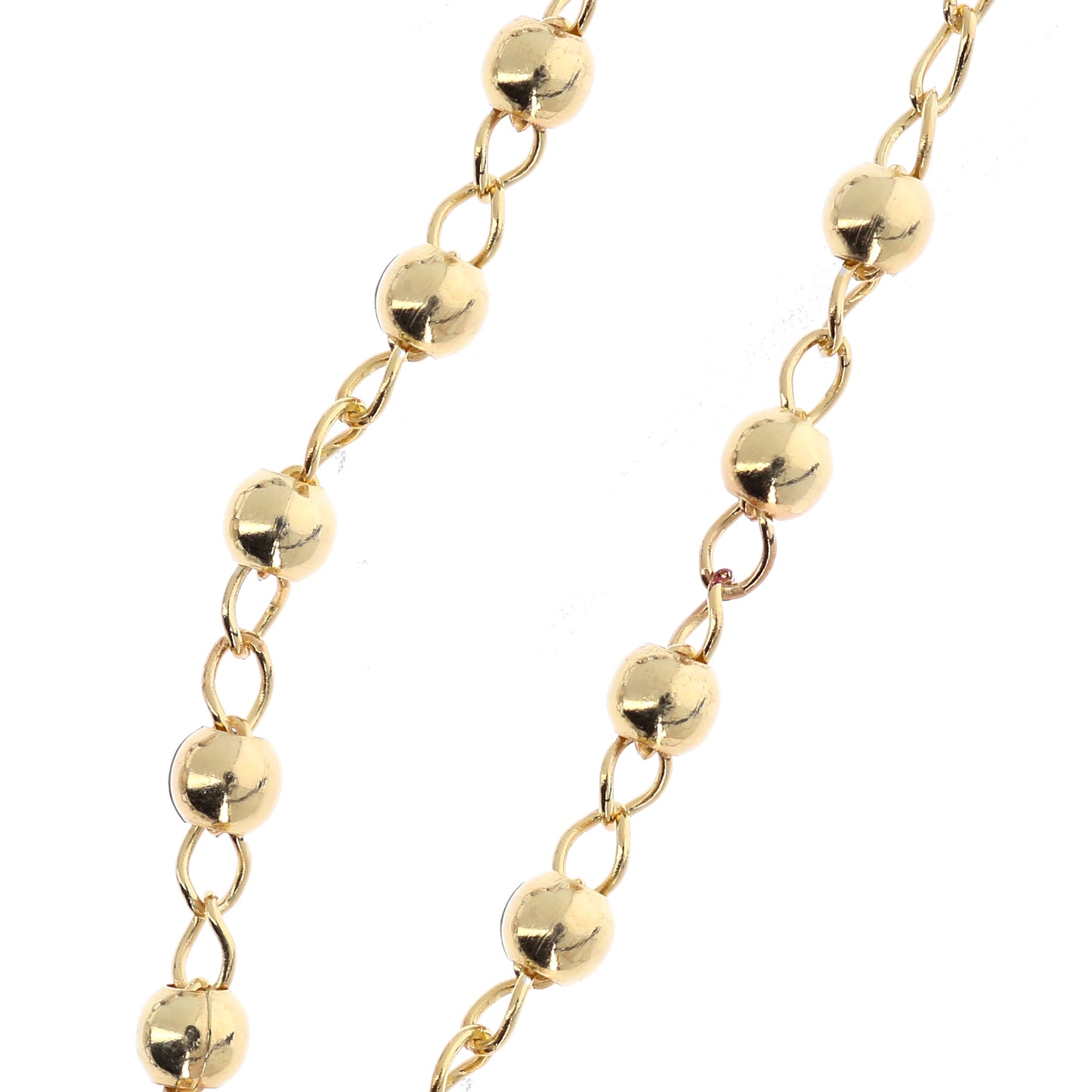 Bracciale Decina del Rosario in argento 925 rodiato