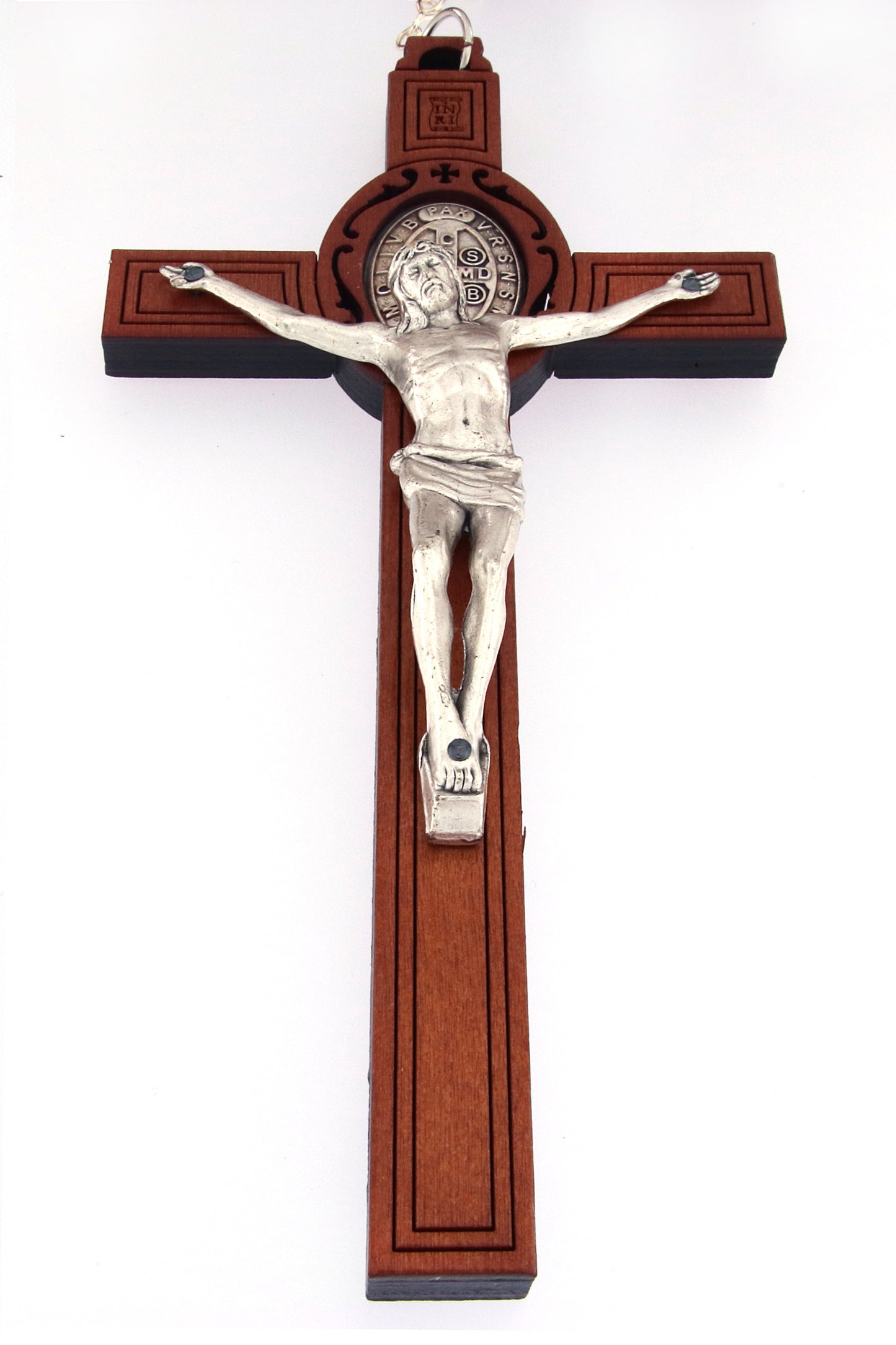 Rosario capoletto San Benedetto in legno, grani 2,5 cm