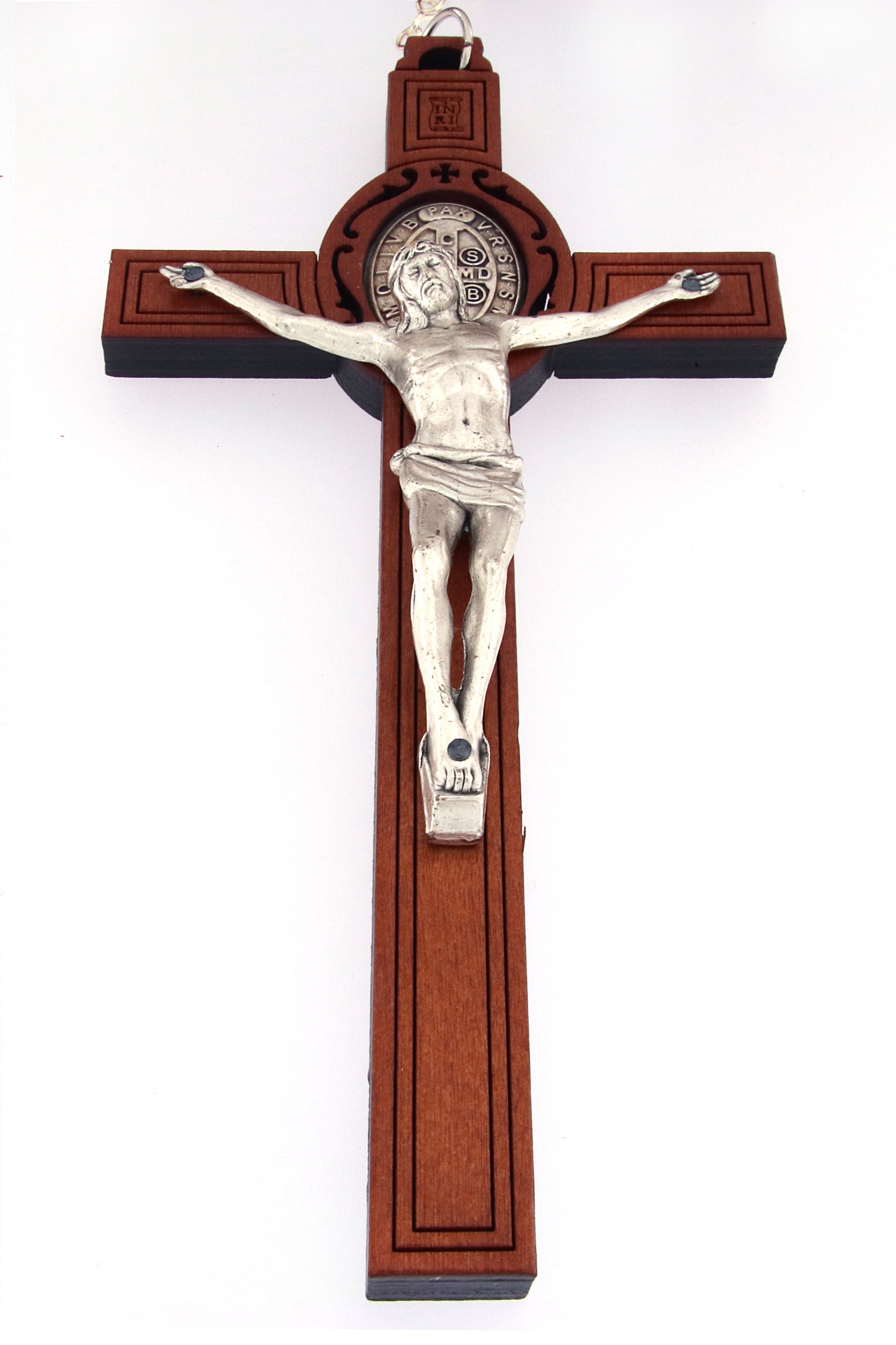 Rosario capoletto San Benedetto in legno, grani 2,5 cm