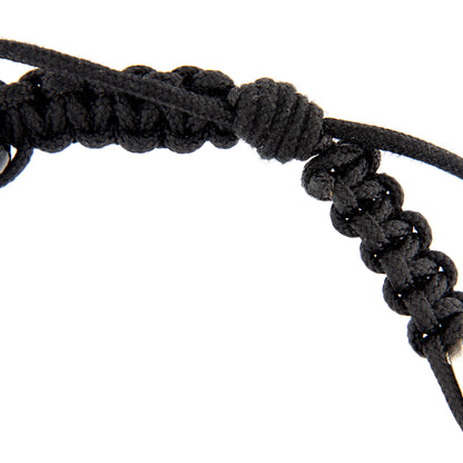 Bracciale decina san Benedetto in corda e grani 11 mm