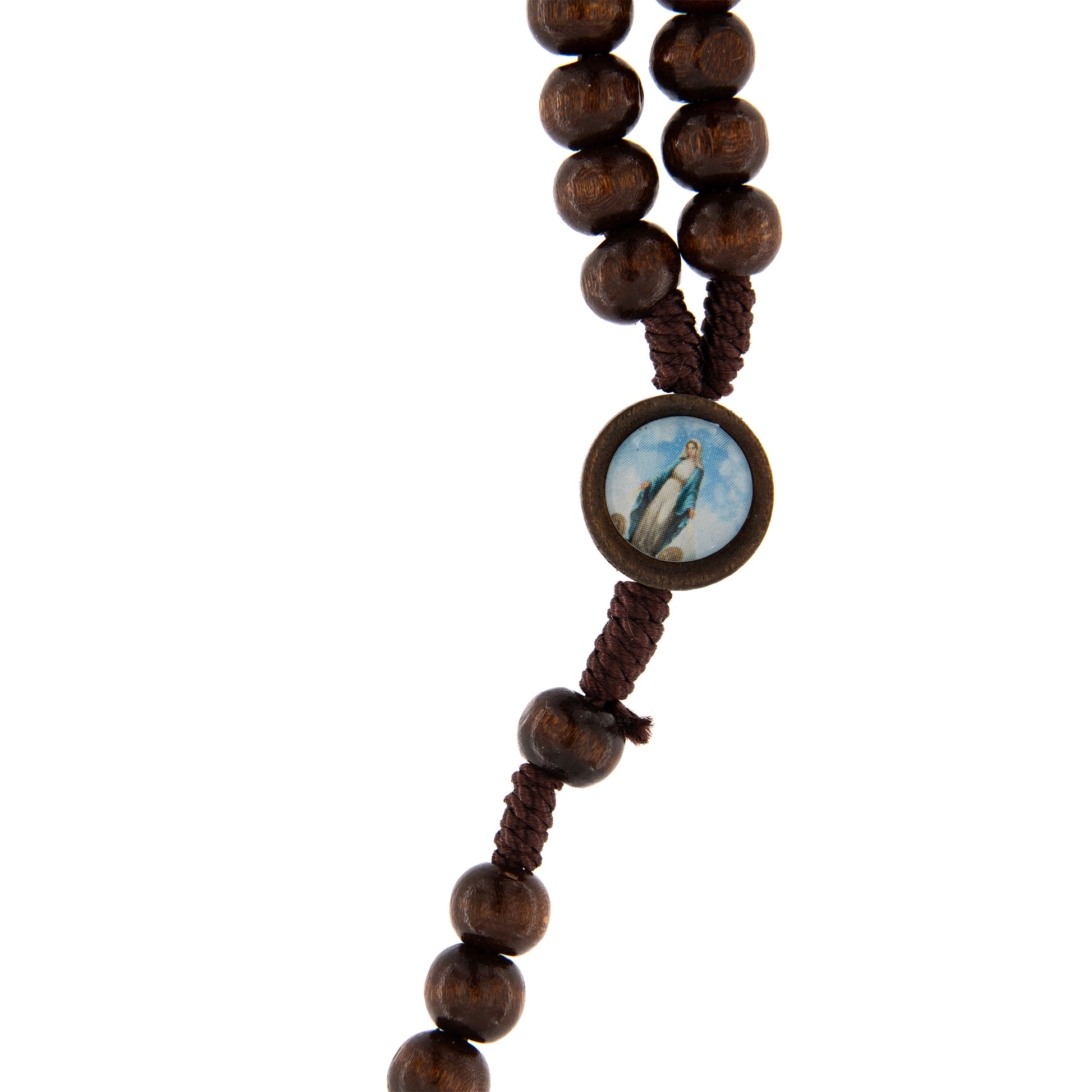 Corona grani in legno 6 mm, in confezione