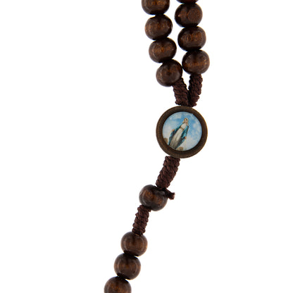 Corona grani in legno 6 mm, in confezione