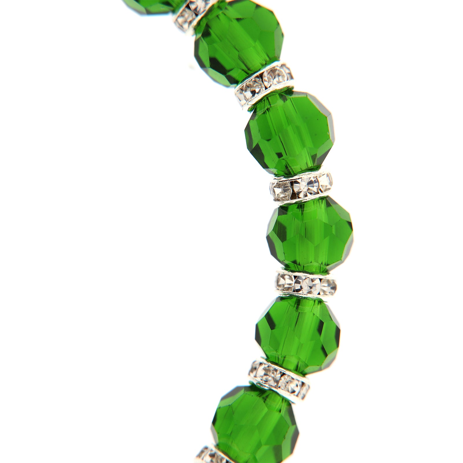 Bracciale del mese dell'anno. Con grani in vetro colorato 5 mm