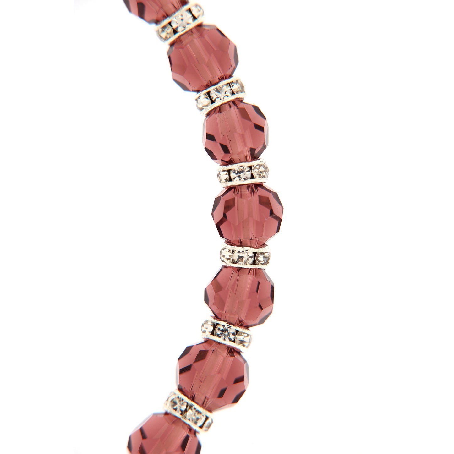 Bracciale del mese dell'anno. Con grani in vetro colorato 5 mm