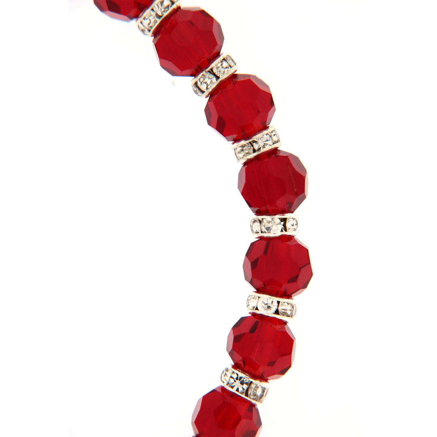 Bracciale del mese dell'anno. Con grani in vetro colorato 5 mm
