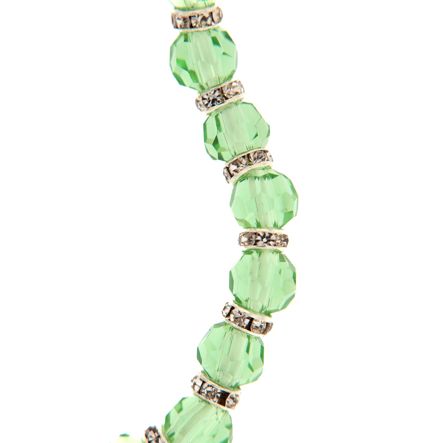 Bracciale del mese dell'anno. Con grani in vetro colorato 5 mm