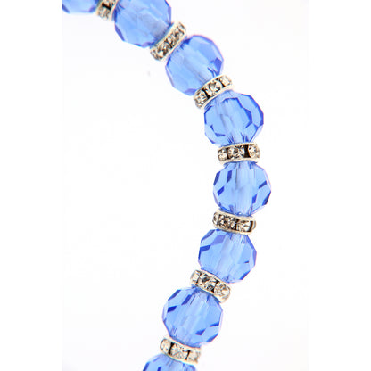 Bracciale del mese dell'anno. Con grani in vetro colorato 5 mm