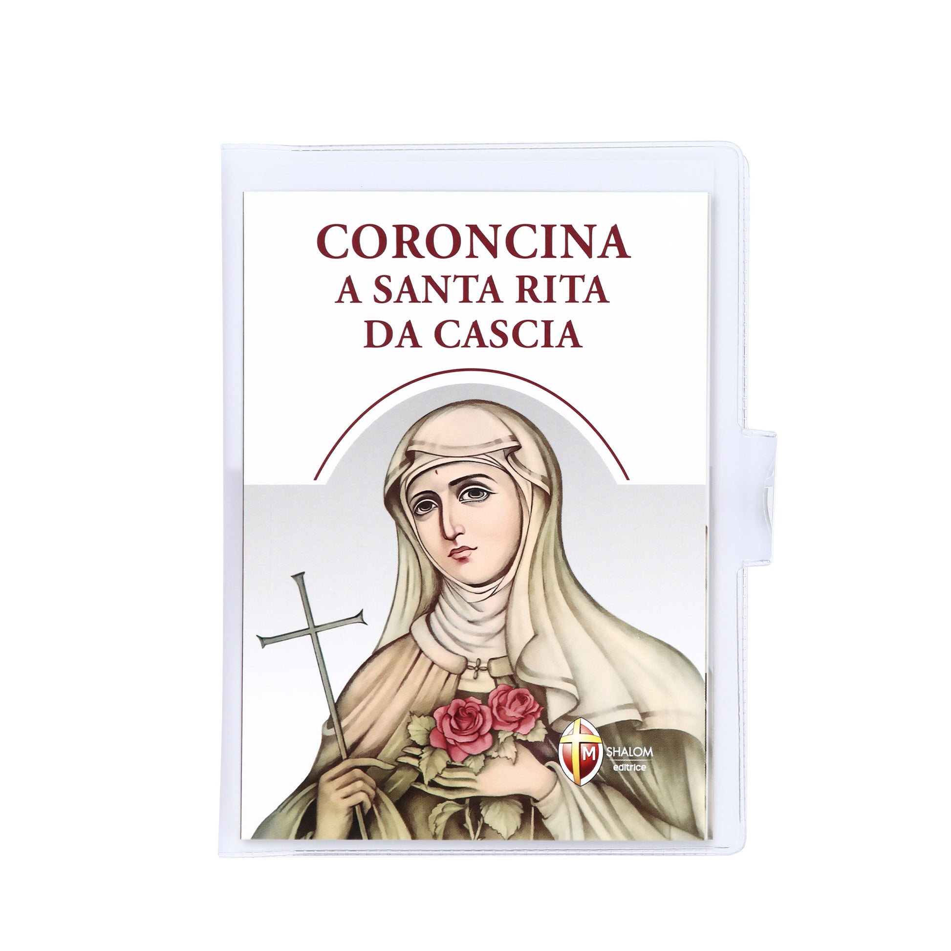 Confezione libro "Coroncina a Santa Rita da Cascia" e Corona a Santa Rita