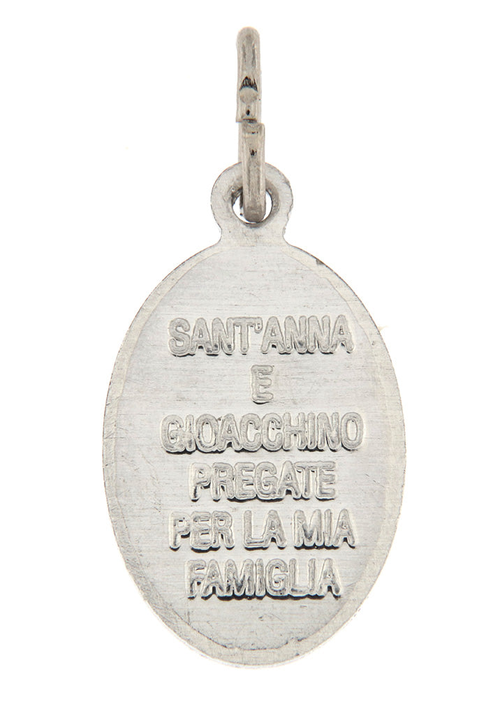 Medaglia sant'Anna, in alluminio. Altezza 1,8 cm
