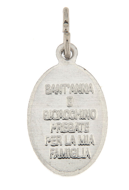 Medaglia sant'Anna, in alluminio. Altezza 1,8 cm