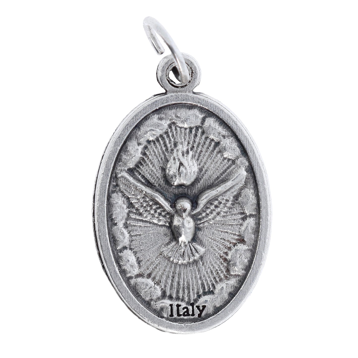 Medaglia Sacra Famiglia in zama. Altezza 2,2 cm