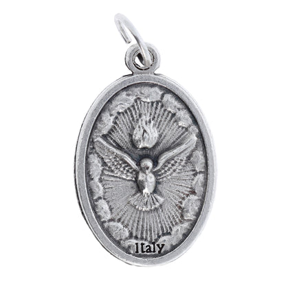 Medaglia Sacra Famiglia in zama. Altezza 2,2 cm